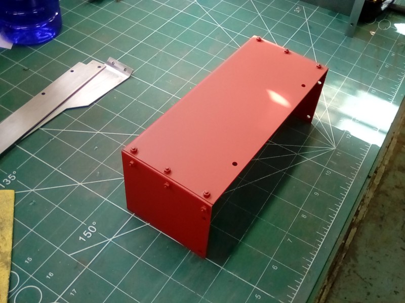 I've soldered the joins for strength and then filed back to a sharp square butt joint. The solder fillet is then hidden inside.
