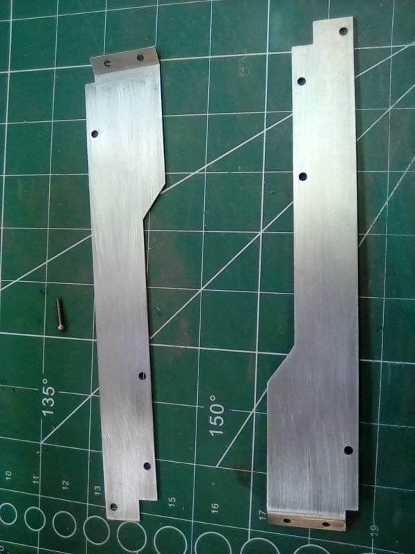 The rear body pieces ready for the first fitting.