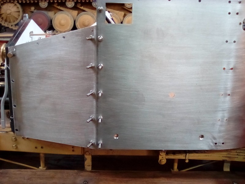 Scoring the armor plate junctions rather than cutting in half.