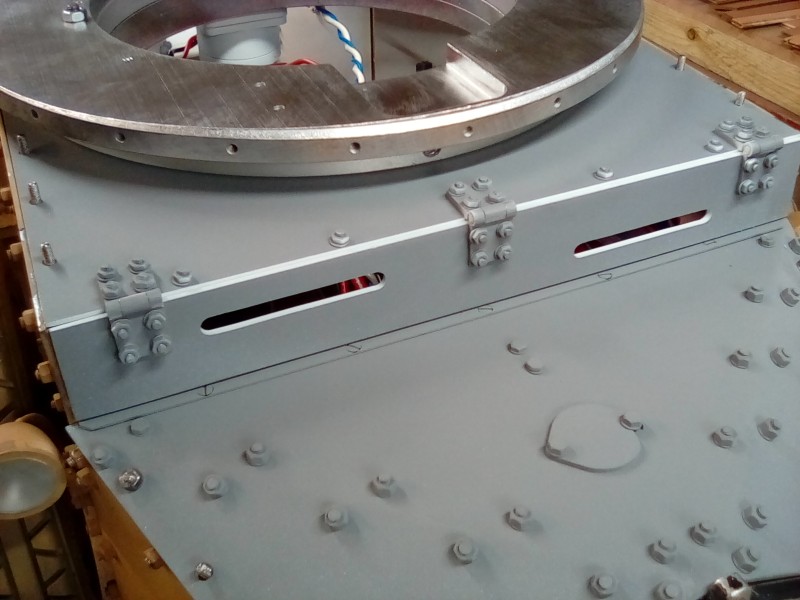 Tricky indeed but now !Looking and functioning well, just need to make the visor bracket and stay.