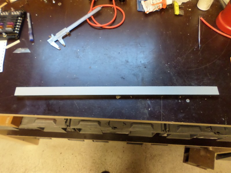 Strip of former desk HPL