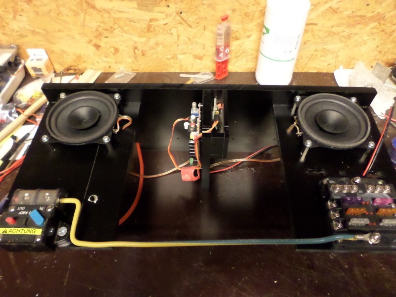 Sub frame with items mounted