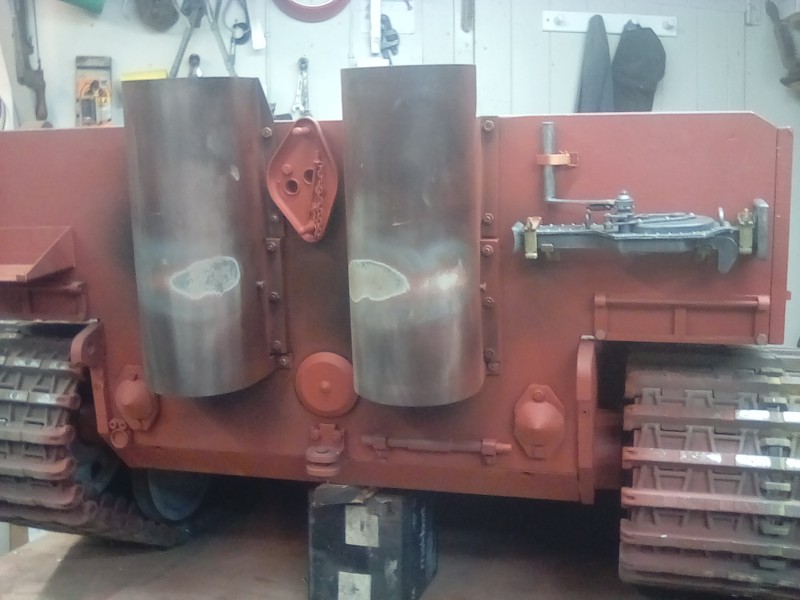 The 20 ton Gucci jack and hangers makes a world of difference to the overall look. The starter cover fitted with an armoured bolt.