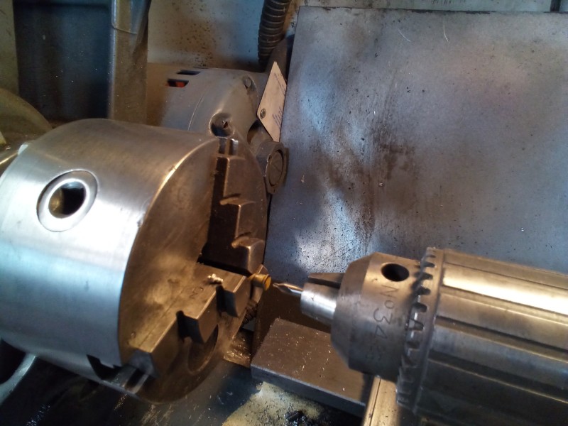 Some of the fittings can be prepped on the lathe.