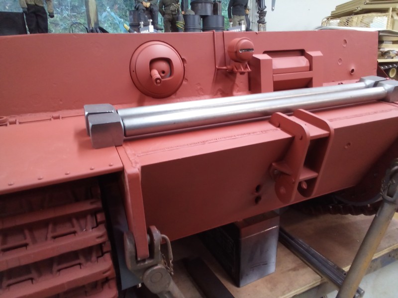 The straight tow bars ready for machining on the mill.