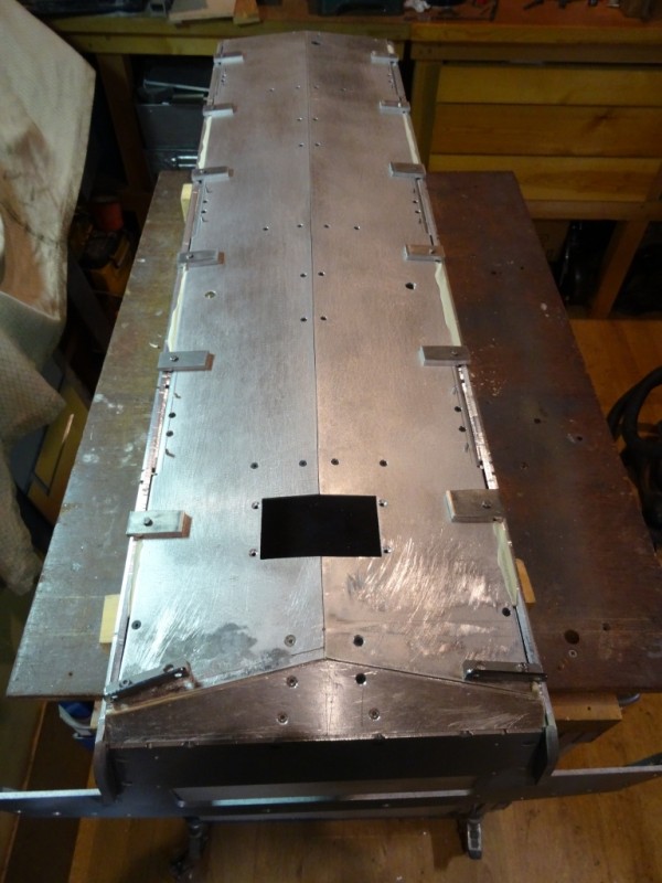 Lining up the bottom plate using temporary fixings