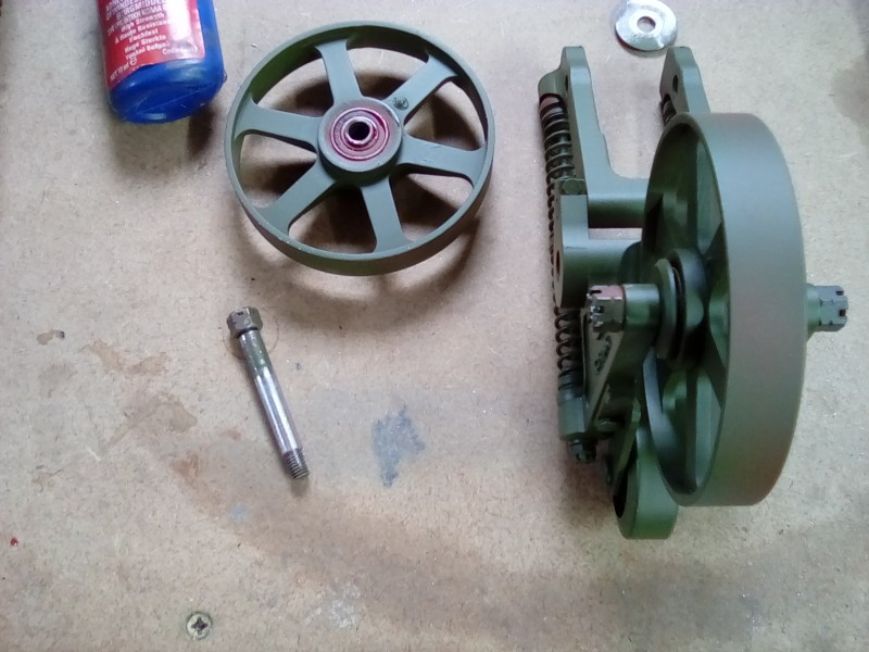 The axles need to be free from paint for now as they are out and in many times and will be for Some time!