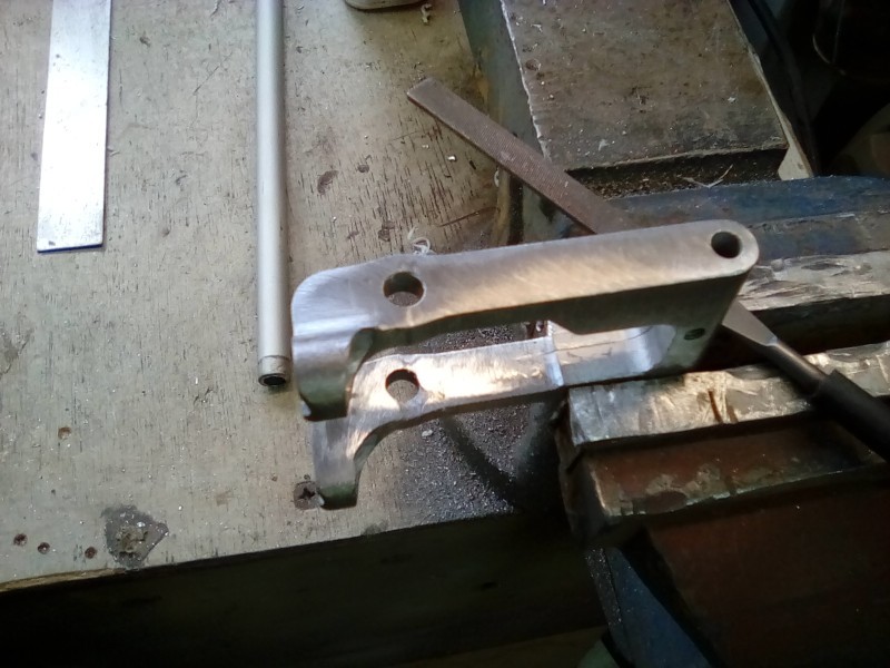 Lots of machining marks to deal with.