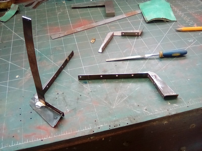 Luckily I had some spare brackets to cut the section from.