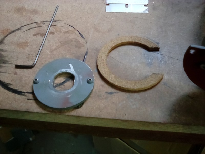The button heads need removing and the disc needs a surface finish.