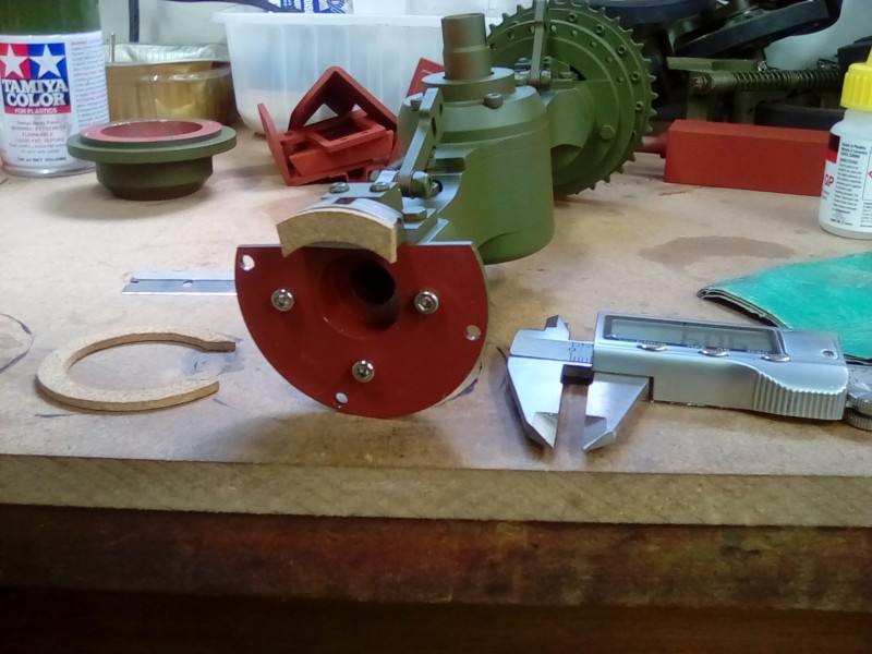 Bonding your chosen  friction material, in this case hd cork.