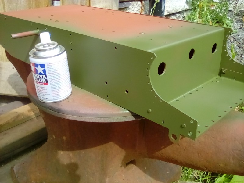 Nice sunny day just right for paint and just right for celebrating the Queens 70yr reign, God bless you !