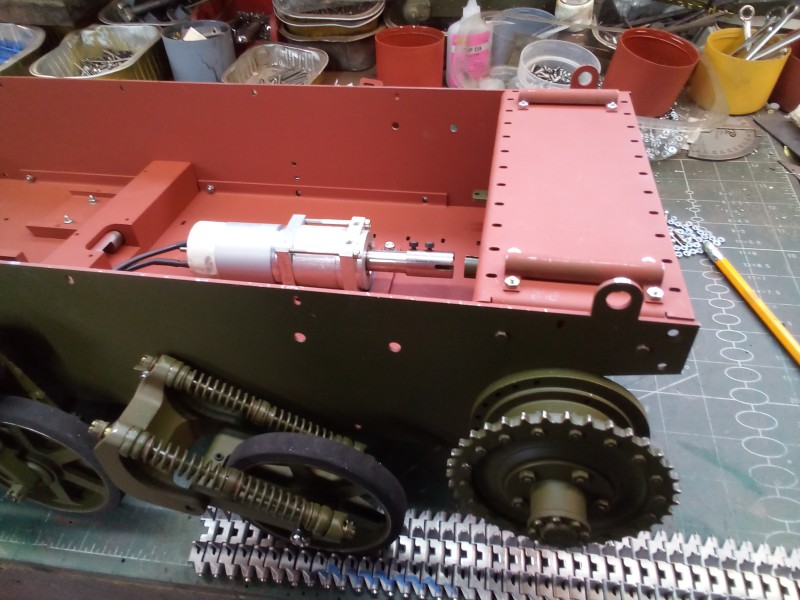 The tracks are looking good with a consistent pitch and it would not be cost effective to plug each hole and rebore, that would take hundreds of hours, so they stay as they are.
