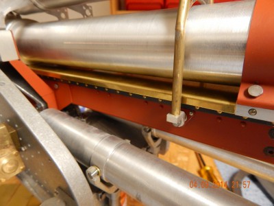 new made longer carriage cover 1,0mm brass