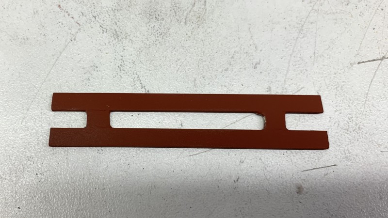 MG guide rail made of brass.