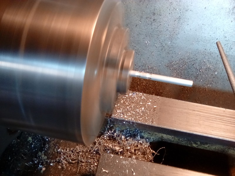 Turning the locking pin