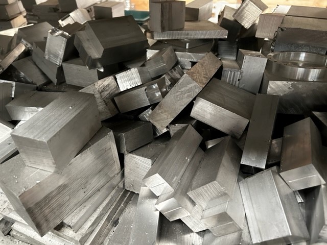 Metal offcuts<br />Aluminium £1 per kg<br />Brass £2 per kg<br />Steel £0.5 per kg