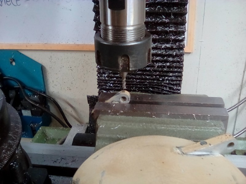 Milling the hatch hinge slots