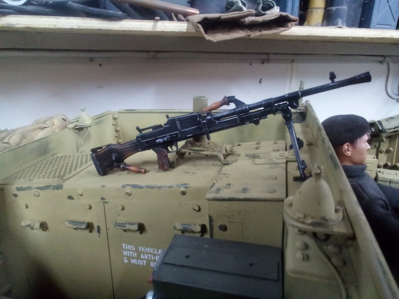 The bren gun looks so much better after some careful weathering
