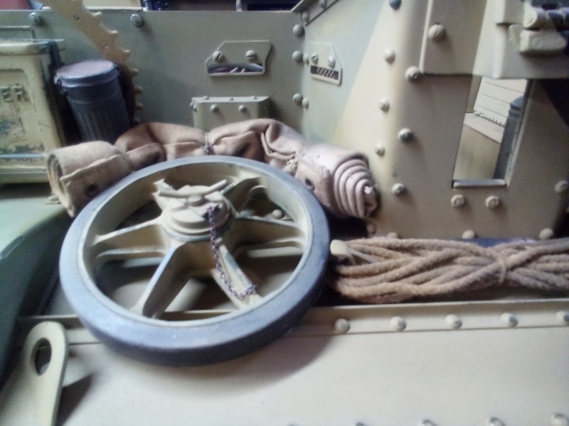 Chain added to the spare wheel holder