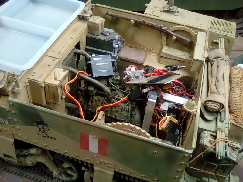 My lovely neat wiring all pulled apart to change out the servos.