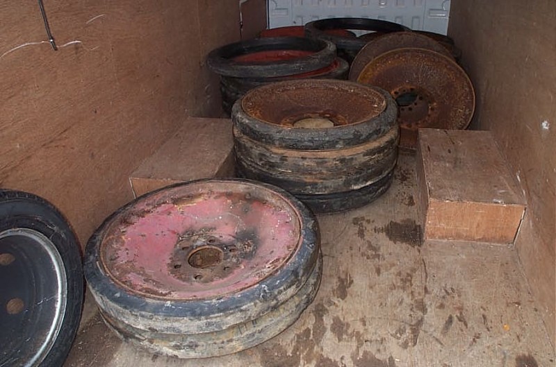 Over 50 wheels were needed to make 32 good ones