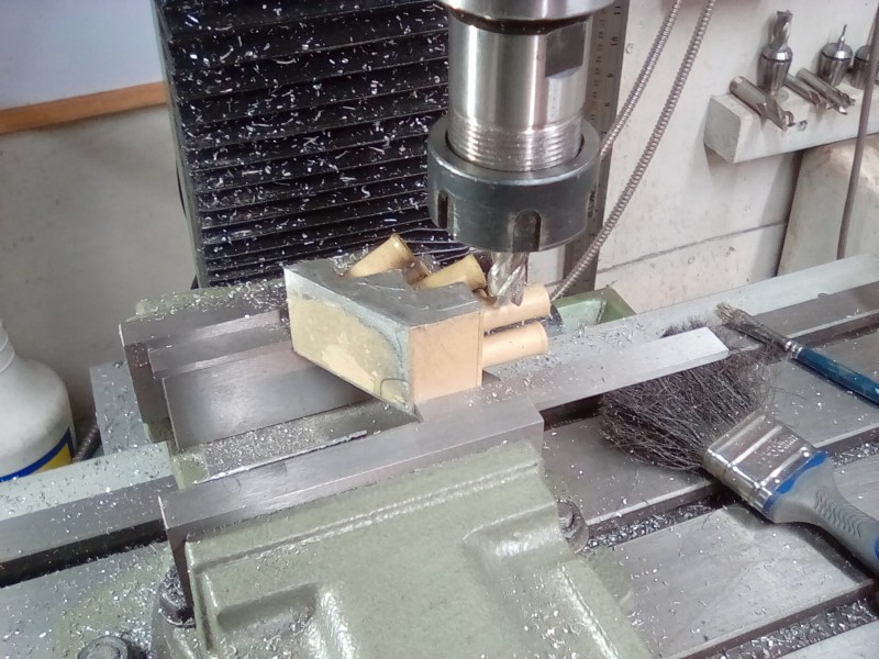 Milling the mount flat