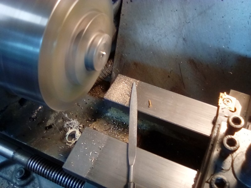 You will need to use bolts or &quot; rivet bolts&quot; I'm making them using the lathe