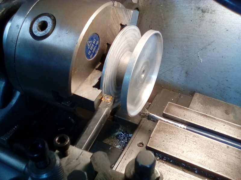 Removing the kit machining marks