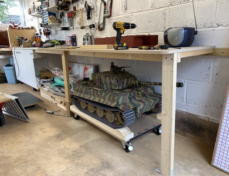 Tiger stored and I have a bigger work surface