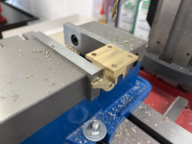 Drilling the mounting holes