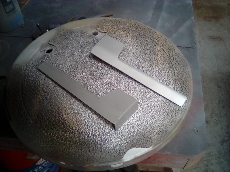 Exhaust heat shields HT silver