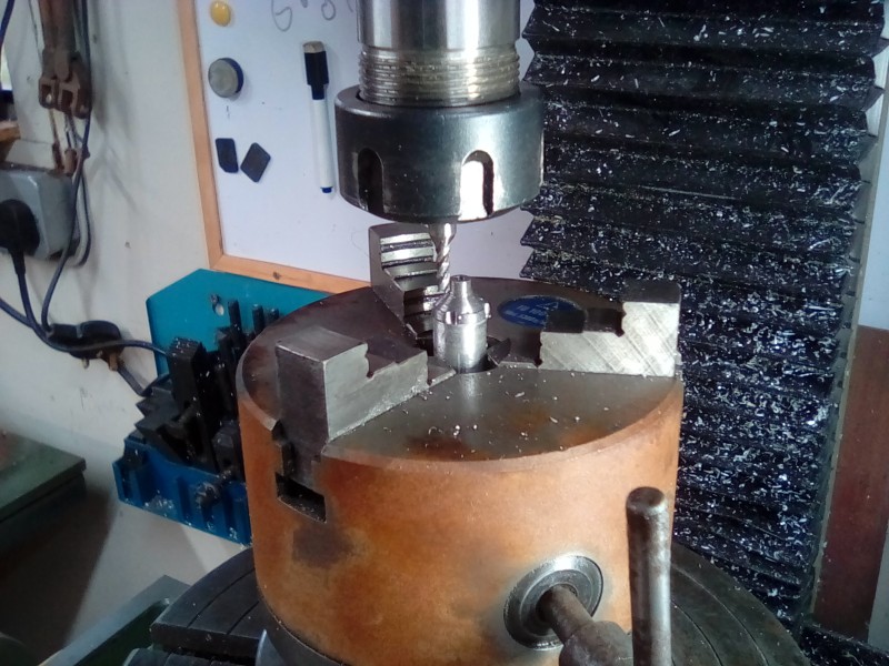 Using the mill and rotary table