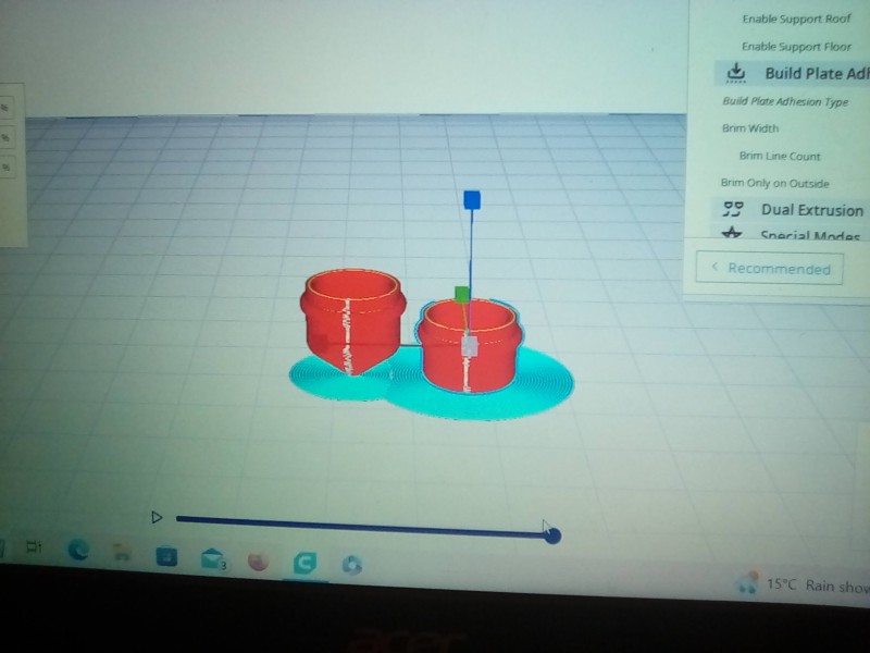 As they are so small build plate adhesion is a little problematic