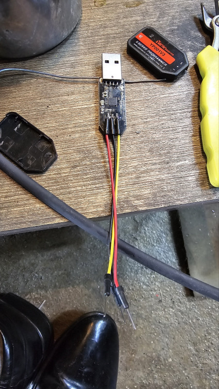 Trying to use three strands by soldering them directly