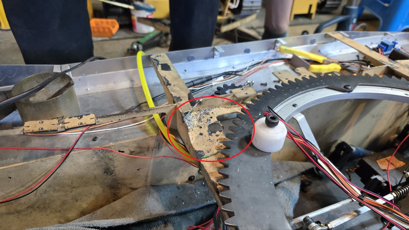 Installation of holes for planetary gear motor installation