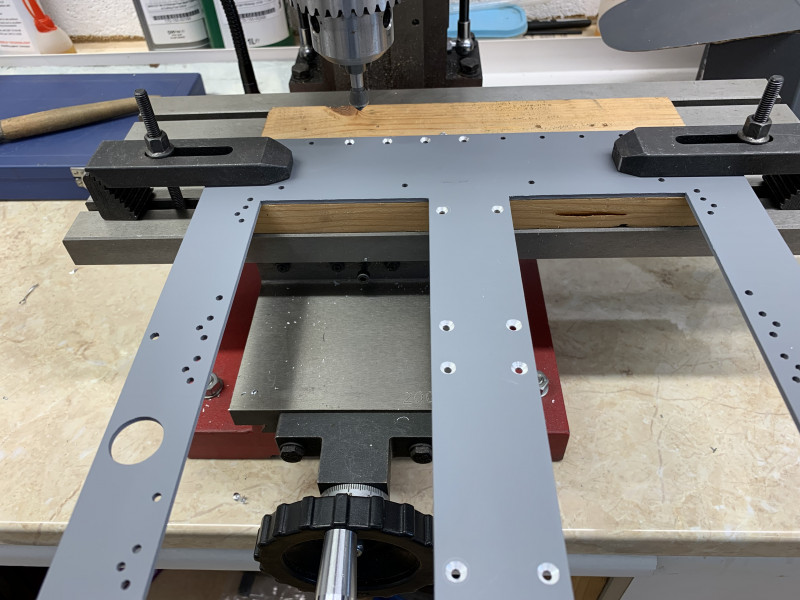 Countersinking the mid deck holes