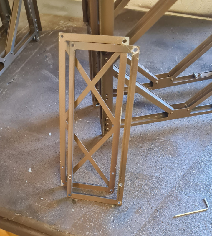 Bracing frame removed.