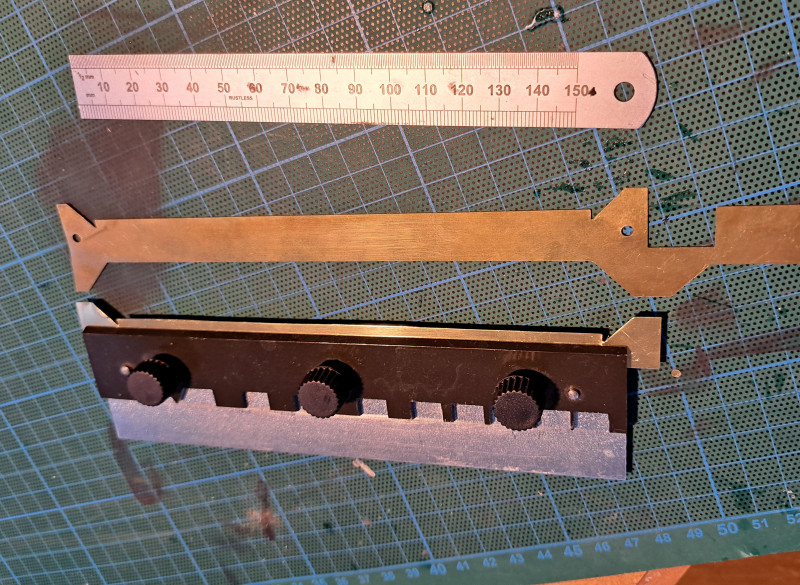 Use  original as a template and thinner brass. Other materials available too.