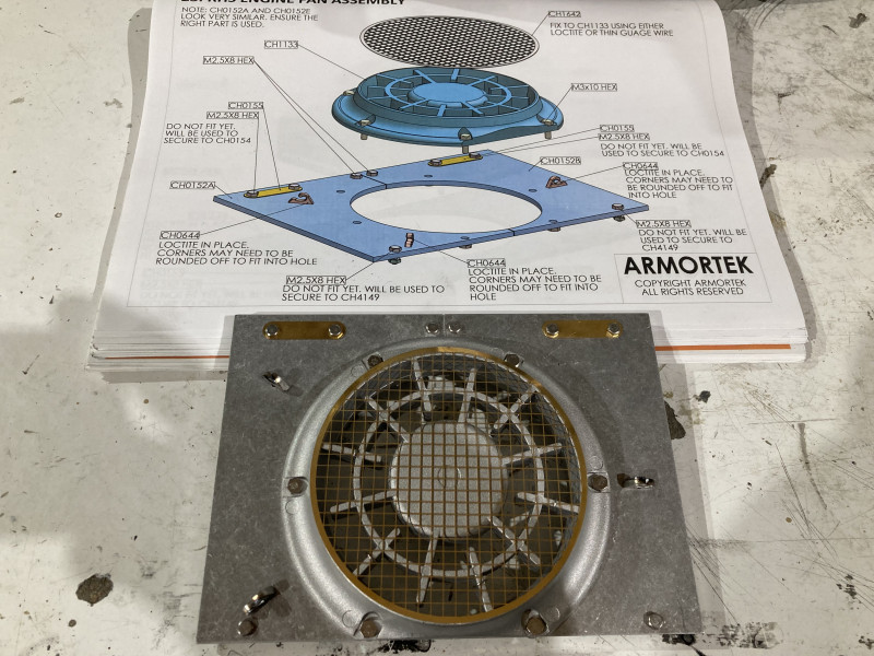 Rhs engine fan assembly