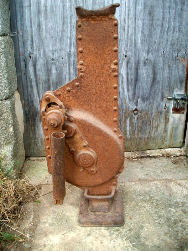 The real thing I acquired from a Normandy farmer back in the 1990's. His family liberated it along with wheels from a knocked out Panther.  Fully working and just missing one lifting handle