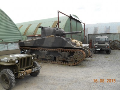 M4A4 Sherman &quot;Murder Inc&quot;, with fake &quot;Lucy Sue&quot; fibre-glass turret fitted