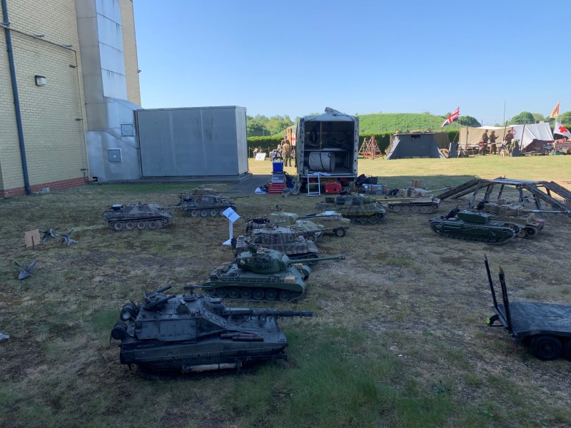 Saturday just after setting up