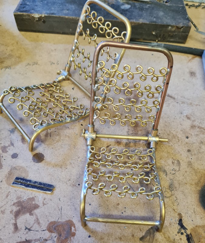 The almost finished seats