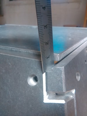4,0 mm deviation backplate to sidewalls