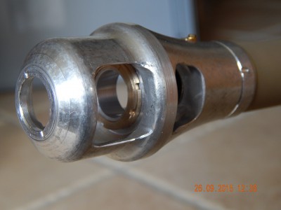 Muzzlebreak after been on the Mill, Drill, Lathe , Dremel etc...