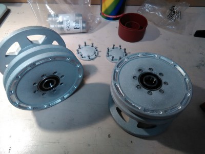 Idler wheels modified