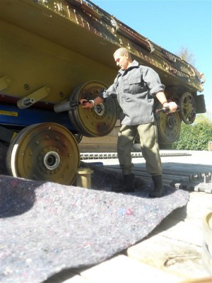 Maintenance of the road wheels