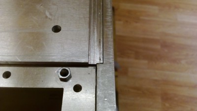 Trench to be filled with fake weld